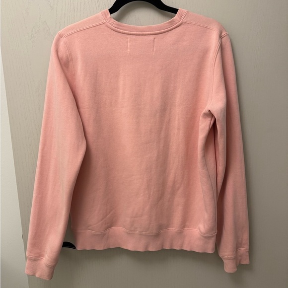 Pink Coral Calvin Klein Jeans Sweatshirt Size M - Picture 4 of 7